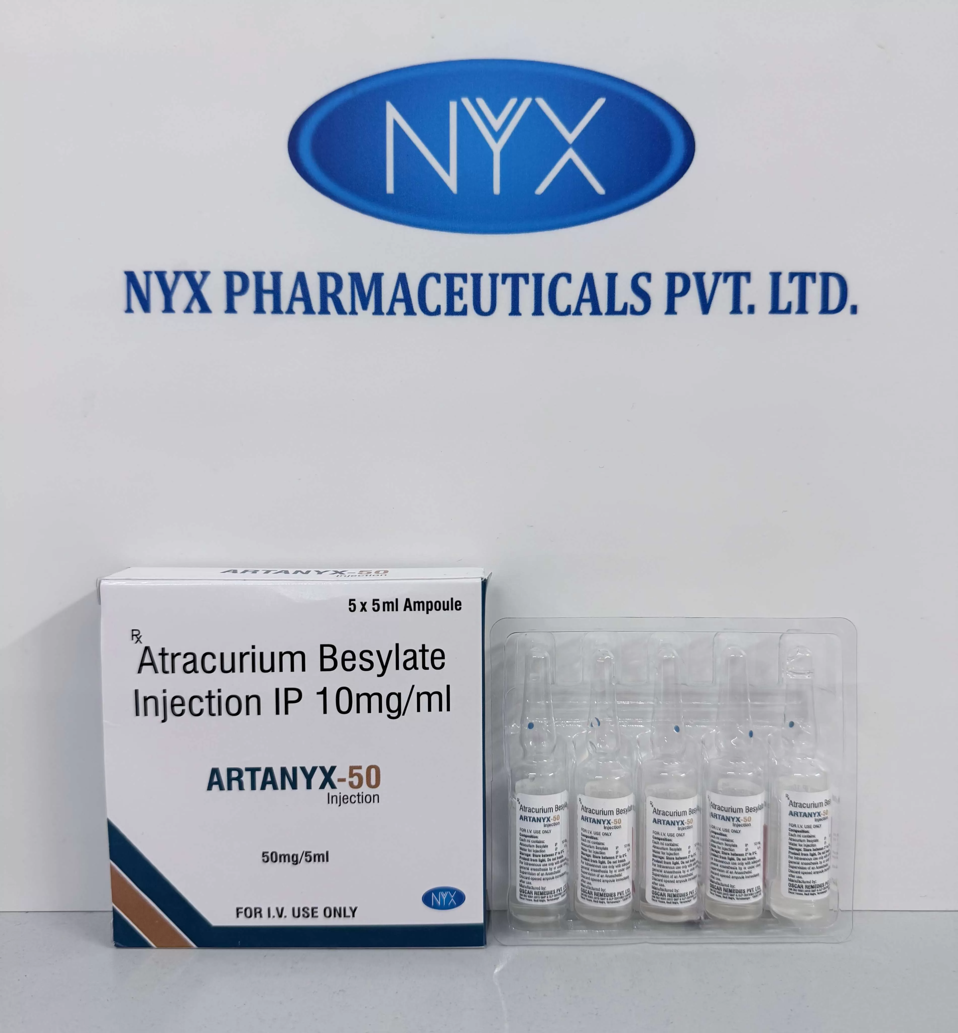 ARTANYX-50 — ATRACURIUM BESYLATE 50MG/5ML