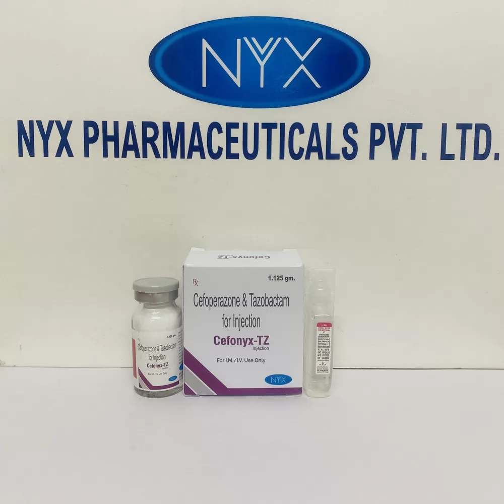 CEFONYX-TZ 1.125 — Cefoperazone 1GM +Tazobactam 125 MG