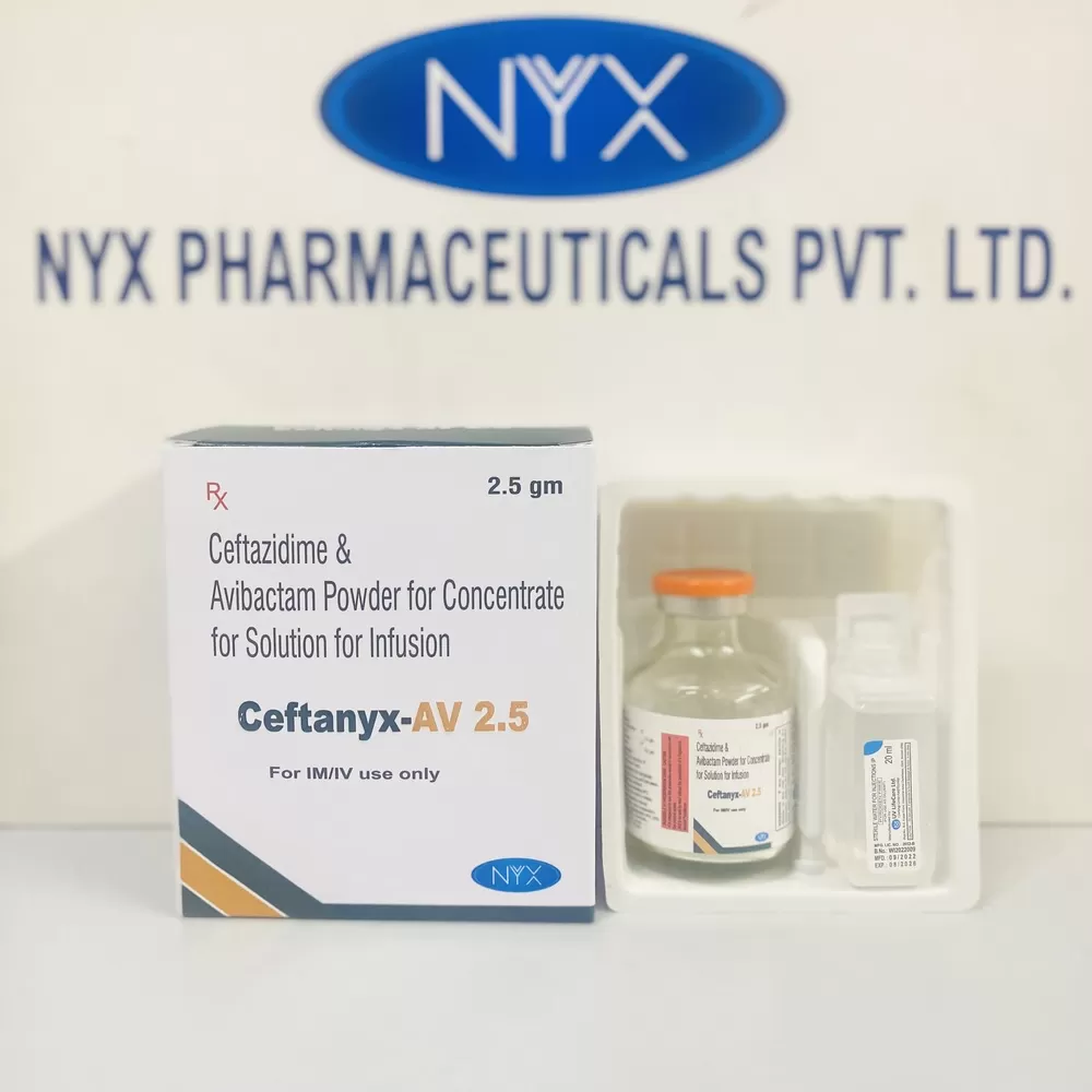 CEFTANYX- AV 2.5 — Ceftazidime 2.0 GM +Avibactam Sodium 0.5 GM