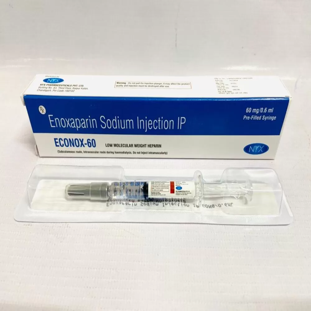 ECONOX 60 mg — Enoxaparin 60 MG Inj