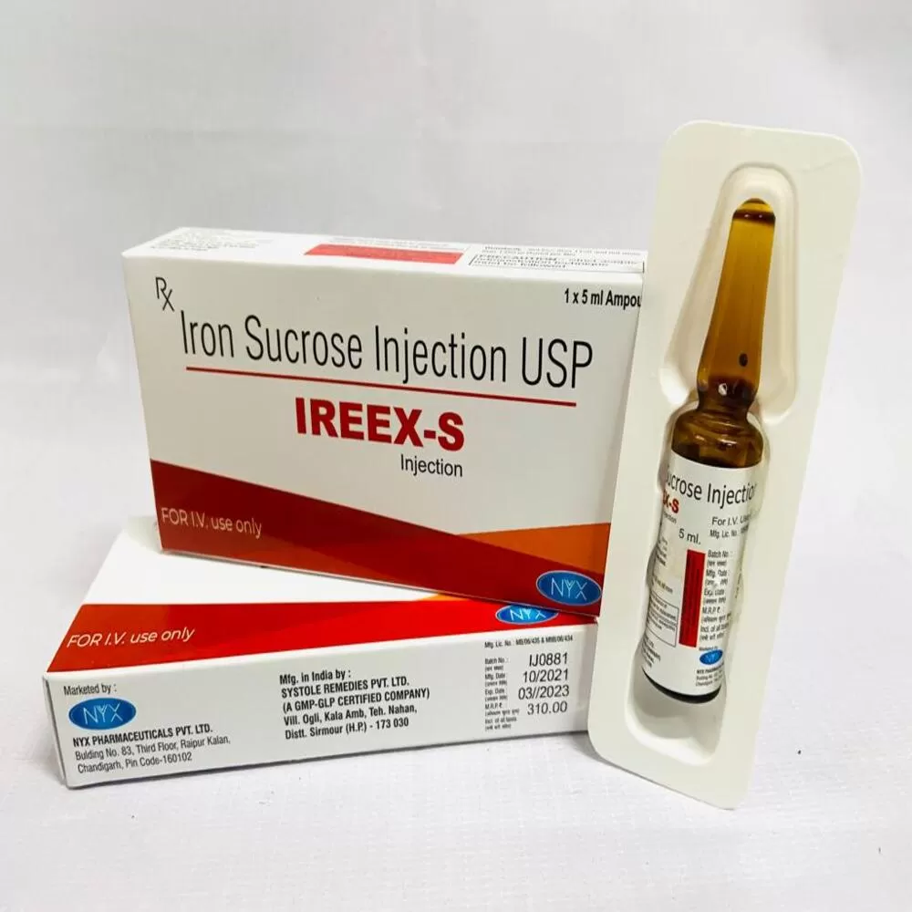 IREEX - S — Iron Sucrose 100 MG 5ML
