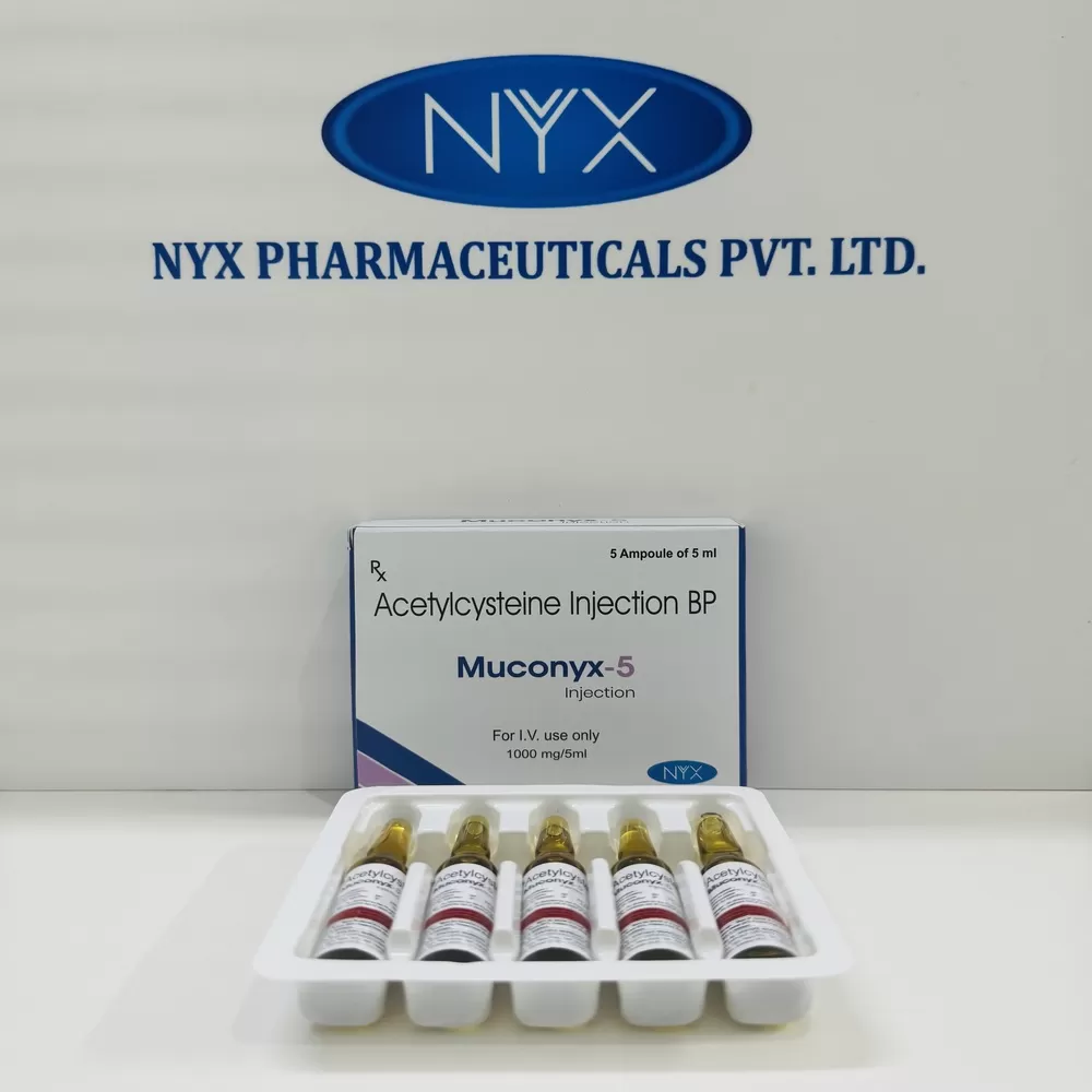 MUCONYX-5 — Acetylcysteine injection bp 1000 MG