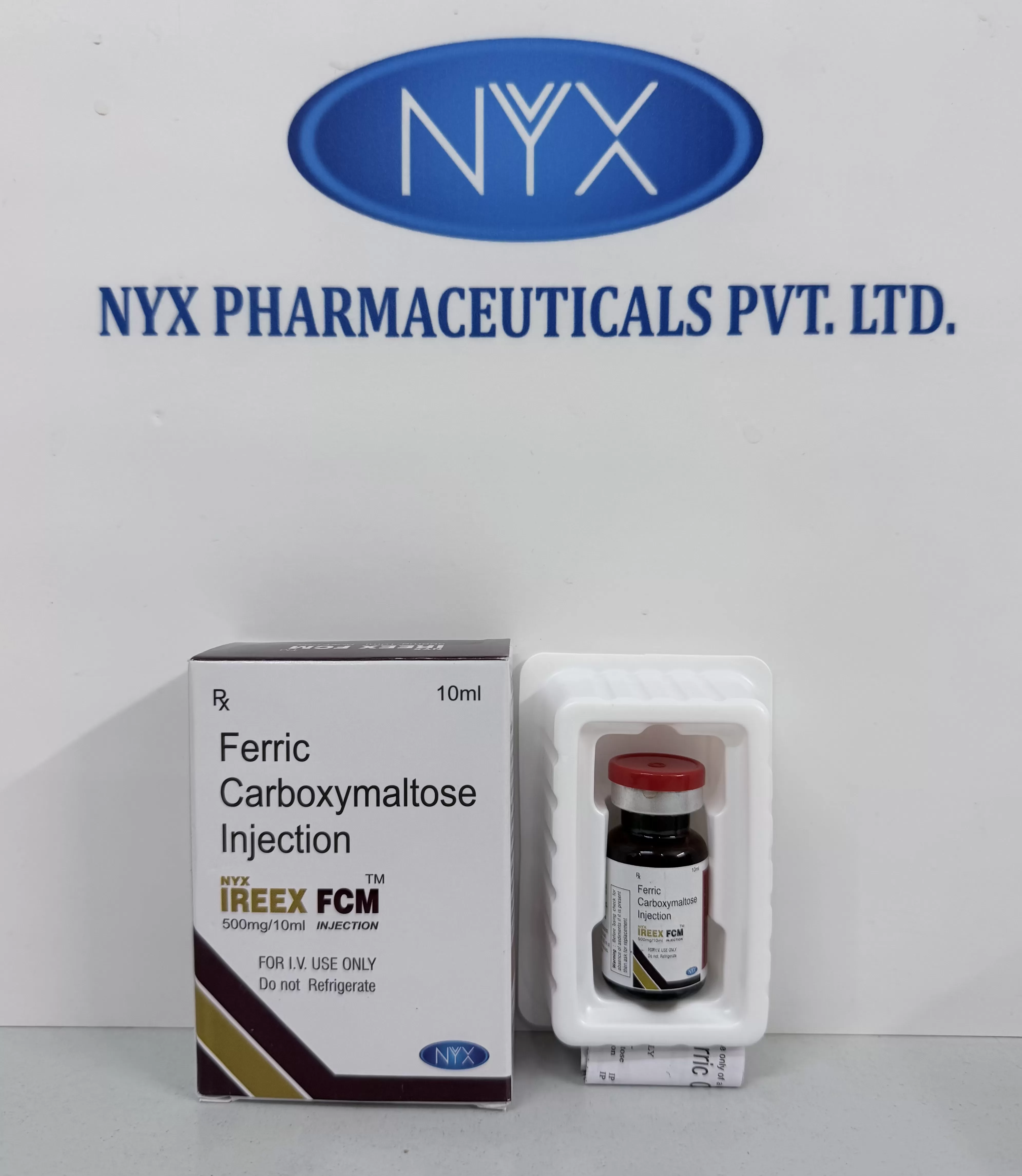 NYX IREEX FCM — Ferric Carboxymaltose 500MG /10ML