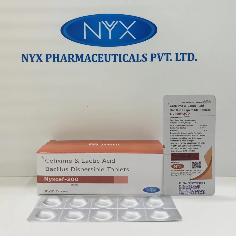 NYXCEF -200 — Cefixime 200 MG+ Lactic Acid Bacllius 2.5
