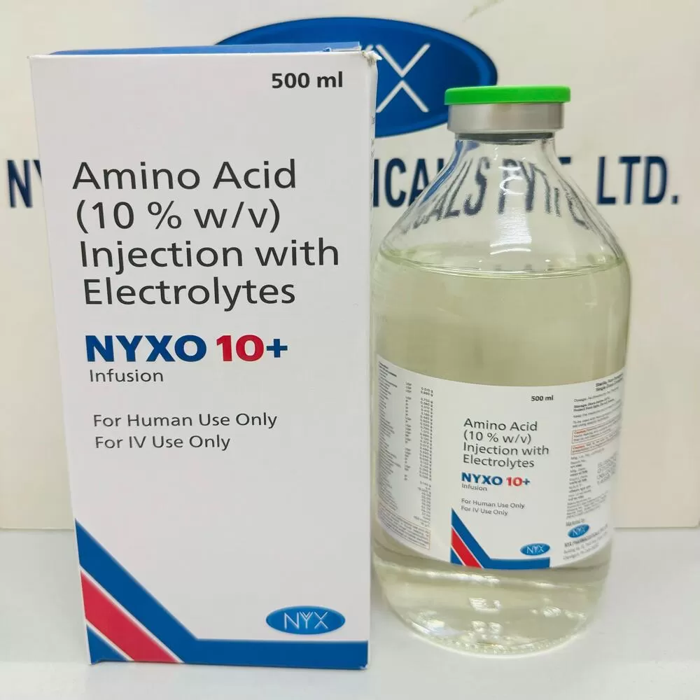 NYXO 10+ — AMINO ACID 10% INJECTION WITH ELECTROLYTES