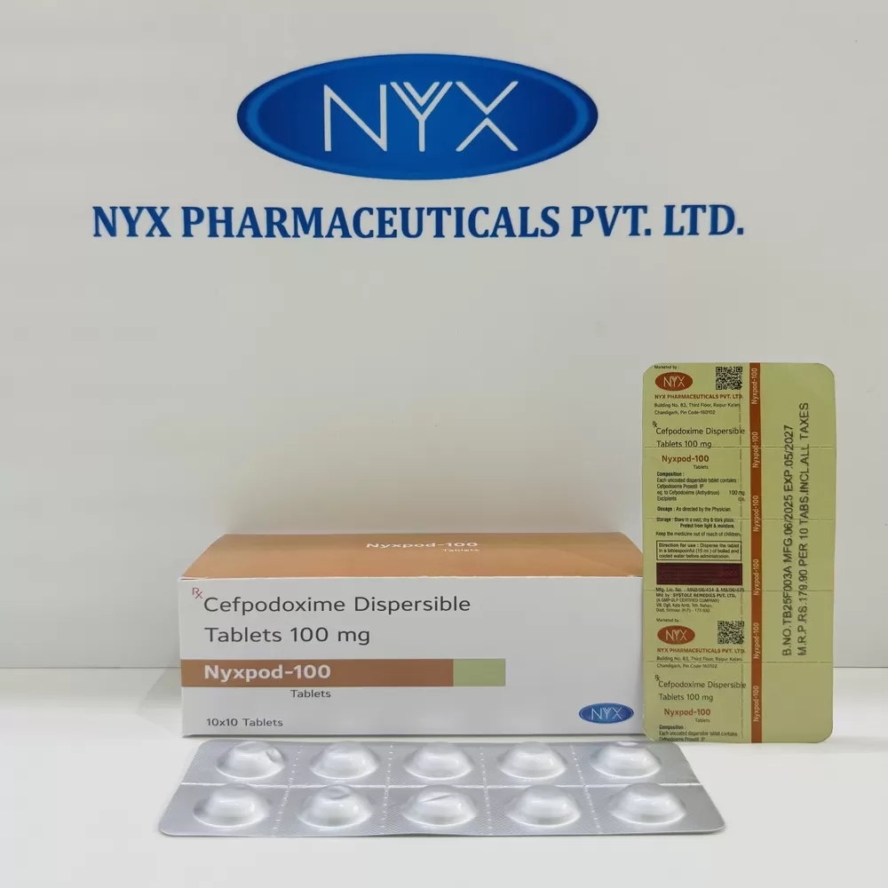NYXPOD-100 — Cefpodoxime 100 MG Dispersible Tablets