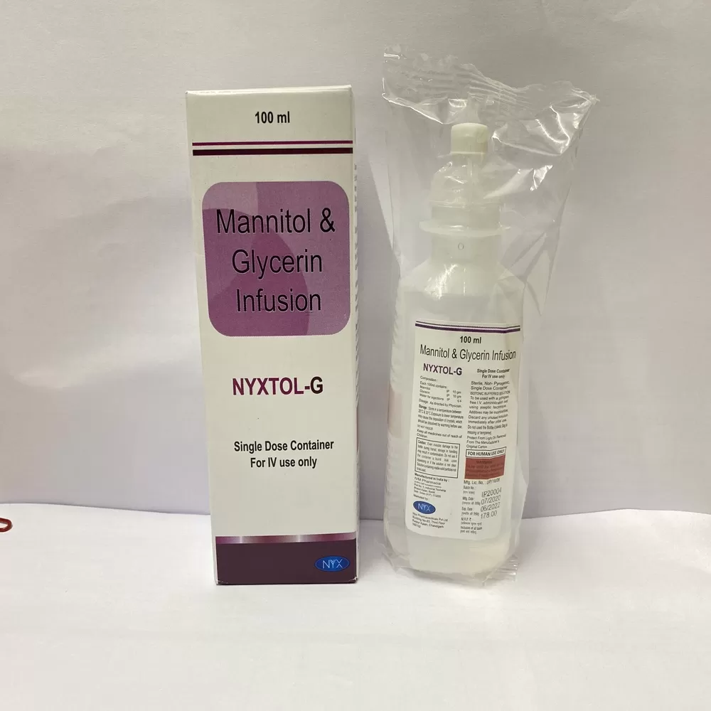 NYXTOL-G — Mannitol 10MG + Glycerine 10MG